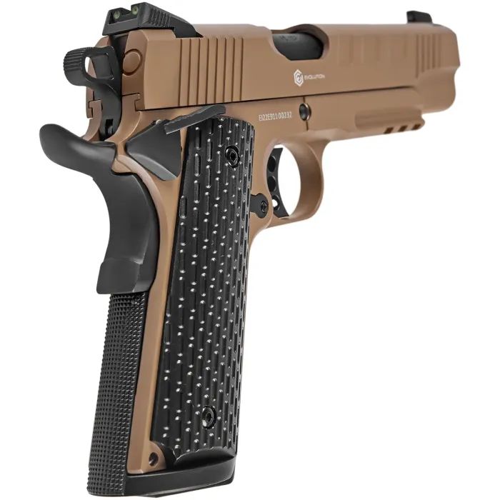 Страйкбольний пістолет Evolution E911 Defender Tan Green Gas (EP0511-T) зображення 4