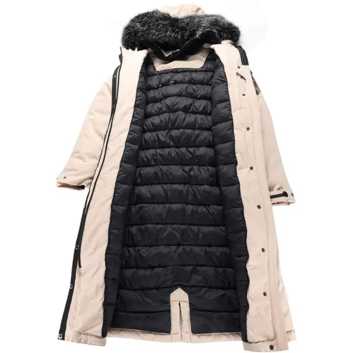 Пальто Alpine Pro Wussa Wmn LCTF23E 129 - XS - бежевий (007.022.0112) зображення 6