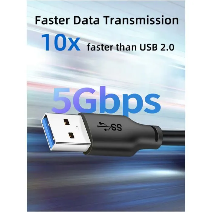 Дата кабель USB 3.0 AM/AM 3.0m Cabletime (CA915415) зображення 2