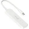 Концентратор J5create USB-C to 4xUSB-C 3.2 10Gbps white (JCH345EW-N) зображення 2