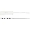 Концентратор J5create USB-C to 4xUSB-C 3.2 10Gbps white (JCH345EW-N) зображення 4