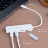 Концентратор J5create USB-C to 4xUSB-C 3.2 10Gbps white (JCH345EW-N) зображення 7