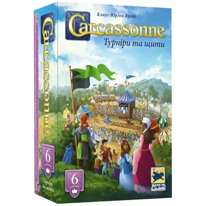 Настольная игра Feelindigo Каркасон: Турниры и щиты (Carcassonne: Jousts and Crests) (укр.) дополнение (FI25071)