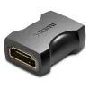 Перехідник HDMI F to HDMI F black Vention (AIRB0)