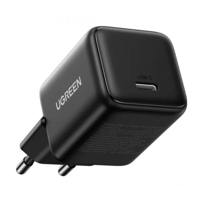 Зарядное устройство UGREEN USB-C PD20W GaN X512 black (55553)