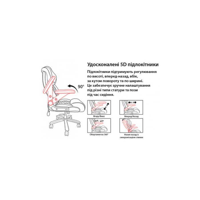 Офісне крісло GT Racer B-5146 Black (B-5146 Fabric Black XL) зображення 3