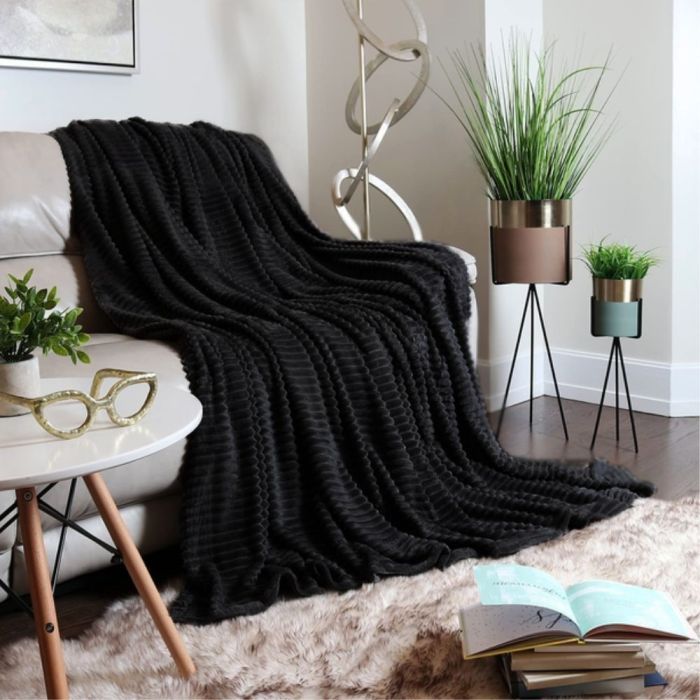 Плед Bergamo Line темно-синій 130 х 180 см (70030305-44) зображення 4