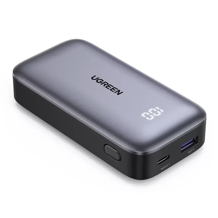 Батарея універсальна Ugreen 10000 mAh 30W Fast Charging Grey-black (U_25185)