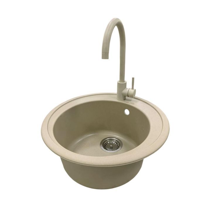 Мийка кухонна Adamant Sun Сахара + змішувач (4824296910102) зображення 3