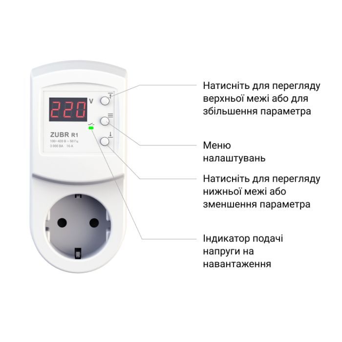 Реле напряжения ZUBR R116y изображение 4
