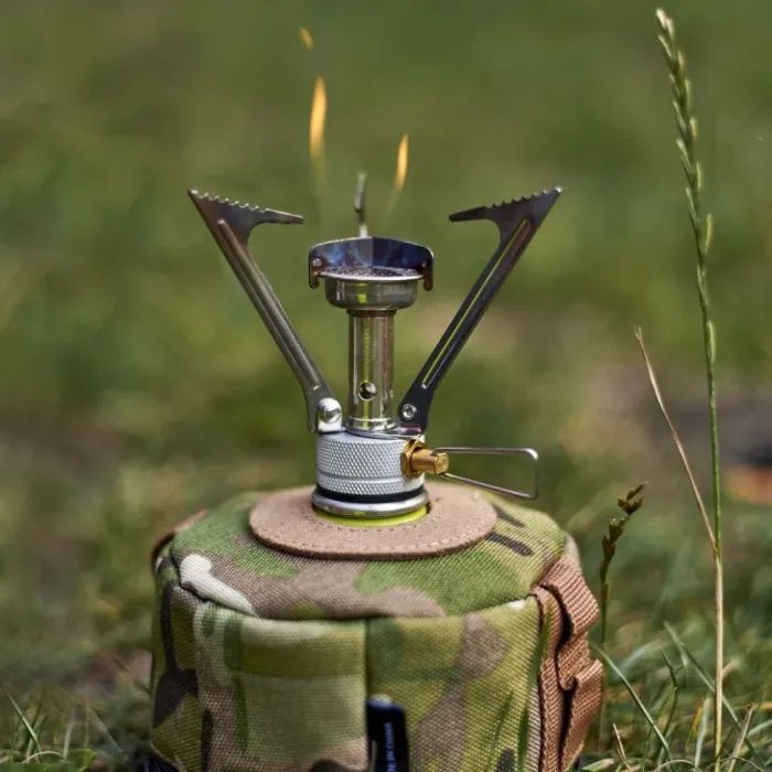 Горелка BRS Набір BRS-1 складний + балон різьбовий бутановий Quest, 450гр (BRS-1Q-G450) изображение 12