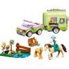 Конструктор LEGO Friends Прицеп для лошади и жеребенка (42695) изображение 2