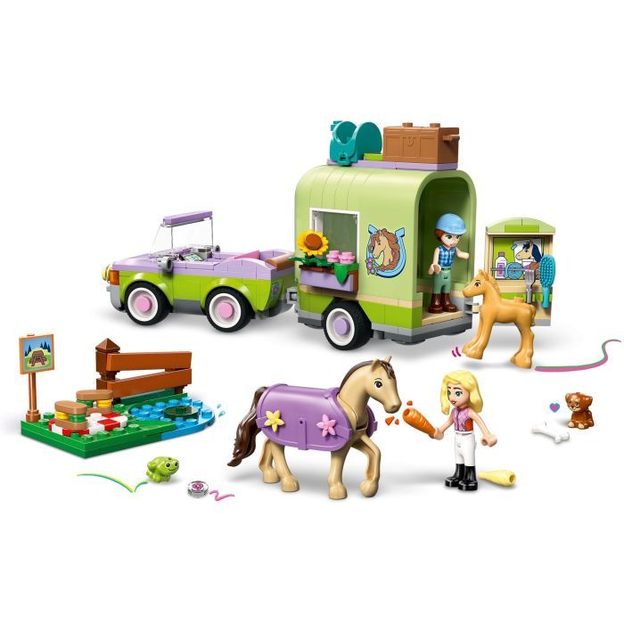 Конструктор LEGO Friends Прицеп для лошади и жеребенка (42695) изображение 3