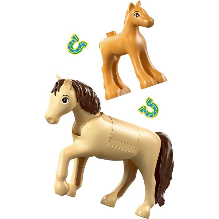 Конструктор LEGO Friends Прицеп для лошади и жеребенка (42695) изображение 8