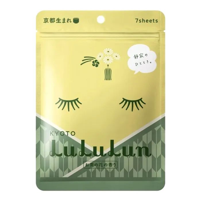 Маска для лица Lululun Premium Face Mask Зеленый чай из Киото 7 шт (4582305065855)