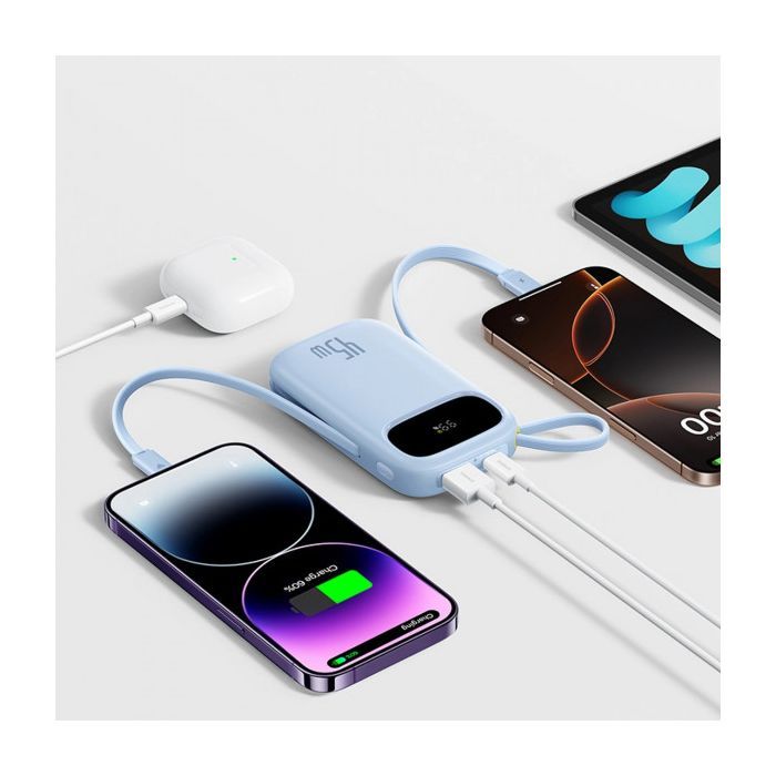 Батарея універсальна Baseus EnerFill FC31 Qpow 3 20000mAh 45W PD/3.0 QC/4.0 Black (E0028D00) зображення 5