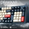Клавиатура GamePro Asgard Drakkar Keychron Super Red Switch Wireless/Bluetooth/USB UA Blue (MK305BL) изображение 6