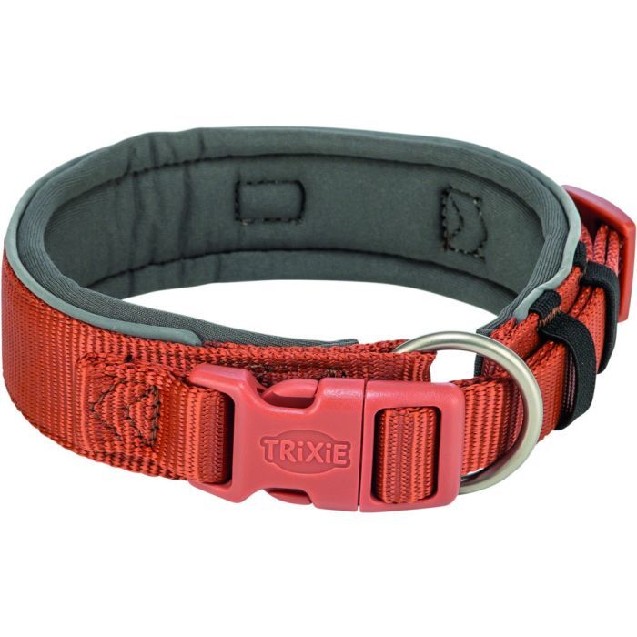 Нашийник для тварин Trixie Premium екстраширокий L-XL 53-62 см 50 мм блакитно-сірий (4053032677593)