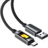 Дата кабель USB 2.0 AM to USB-C 1.2m 60W black Acefast (6974316284673) изображение 3