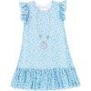 Плаття дитяче Tivido у квіточки (2185-128G-blue)