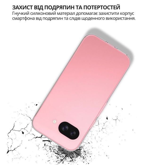 Чехол для мобильного телефона BeCover silicone Google Pixel 9a Transparent (714947) изображение 3