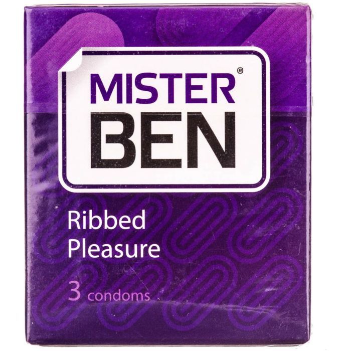 Презервативы Mr. Ben Ribbed Pleasure 3 шт. (4820144770173)