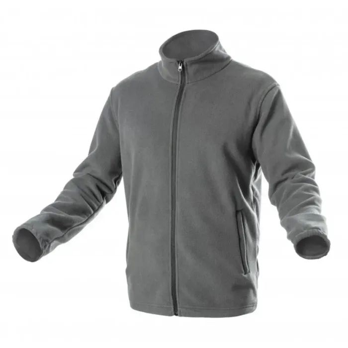 Кофта робоча Hoegert PASADER HT5K382-S 100% поліестер темно-сіра, S (48) (HT5K382-S)