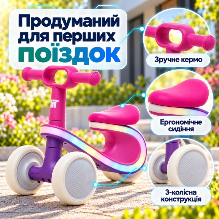 Біговел LiT POD LAVA LED - Green/Blue (LT-2000-GRN) зображення 11