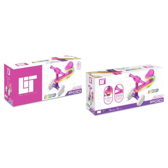 Беговел LiT POD LAVA LED - Pink/Purple (LT-2000-PNK) изображение 2