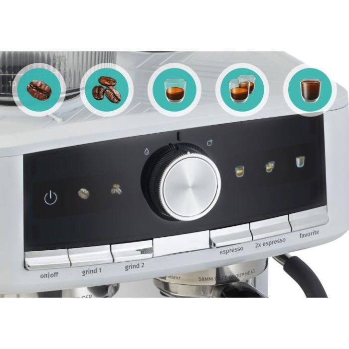 Рожковая кофеварка эспрессо Gorenje GSACM20W изображение 10