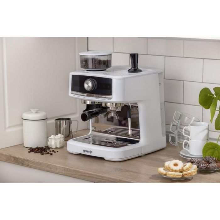 Рожковая кофеварка эспрессо Gorenje GSACM20W изображение 20