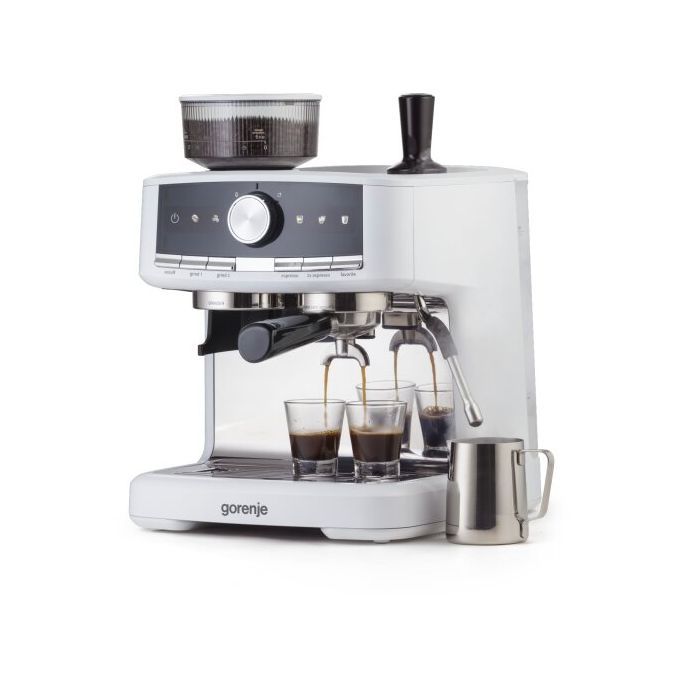 Рожковая кофеварка эспрессо Gorenje GSACM20W изображение 6