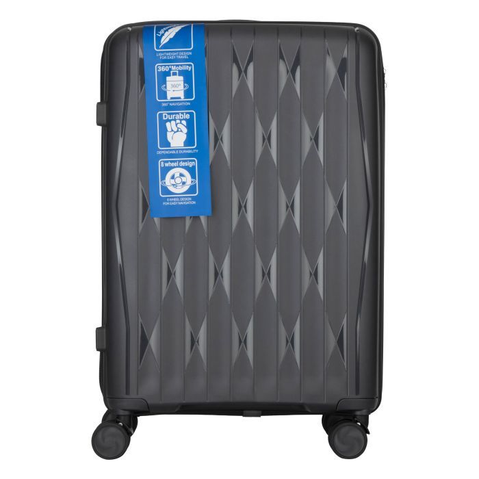 Набір валіз 2E M7979 (L+M+S) темно-сірий (2E-PP-M7979-SET3-DG) зображення 9