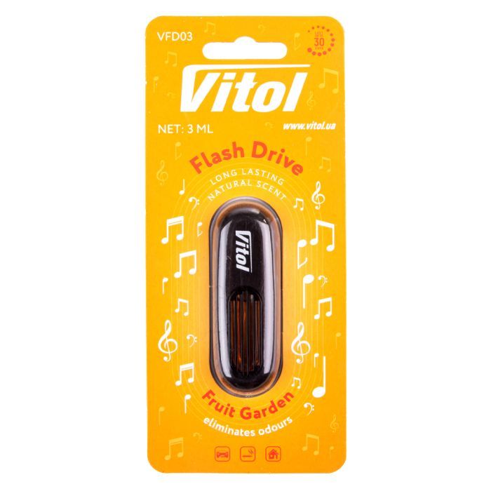 Ароматизатор для автомобиля VITOL Flash Drive Fruit Garden (VFD03)