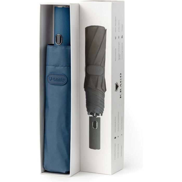 Зонт Krago Column Blue повний автомат синій (umb-2-002) изображение 8