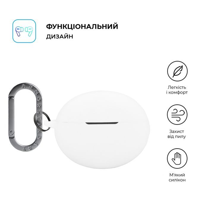 Чохол для навушників Armorstandart Hang Case для Oppo Enco X3s Black (ARM90063) зображення 2