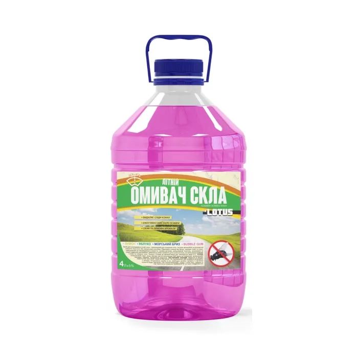 Омыватель автомобильный Synoptic Bubble Gum (рожевий) 4л (SN204083)
