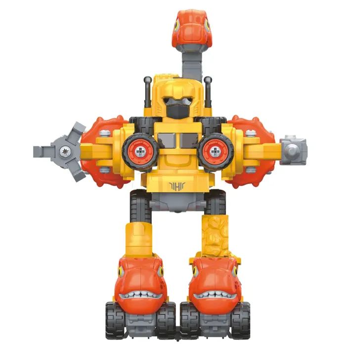 Конструктор Otamanko Машинка-конструктор Трансформер Динозавр 5 в 1 Желтый/оранжевый (OTA-131TS) изображение 2