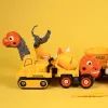 Конструктор Otamanko Машинка-конструктор Трансформер Динозавр 5 в 1 Желтый/оранжевый (OTA-131TS) изображение 9