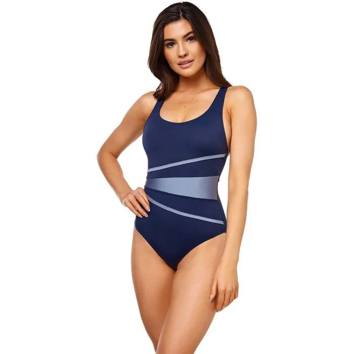 Купальник Aqua Speed Stella Lady 299-07 чорний, золотистий 44 (5905718629602)