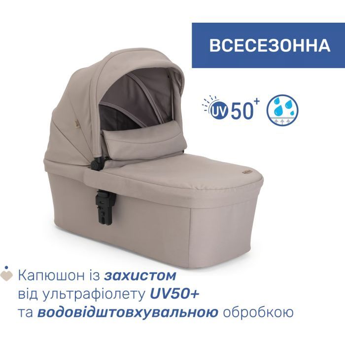Коляска Chicco 2 в 1 Seety сіра (87097.56.01) изображение 4