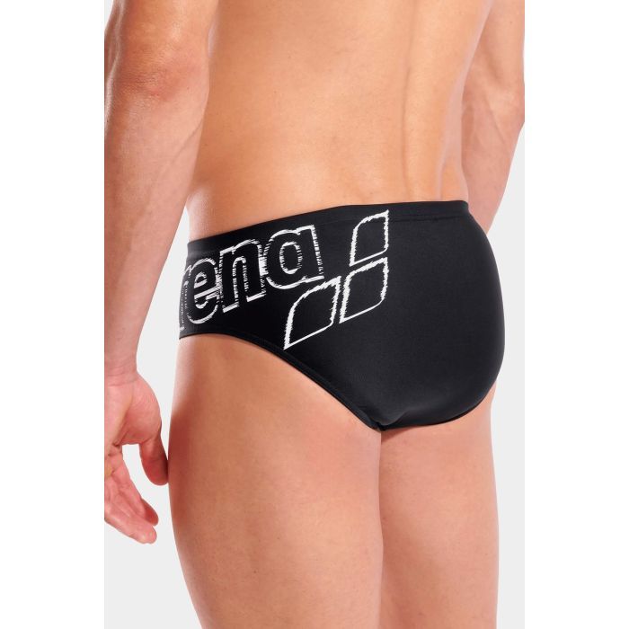 Плавки Arena Scratchy Swim Briefs 010282-500 чорний 95 (3468337640776) изображение 5