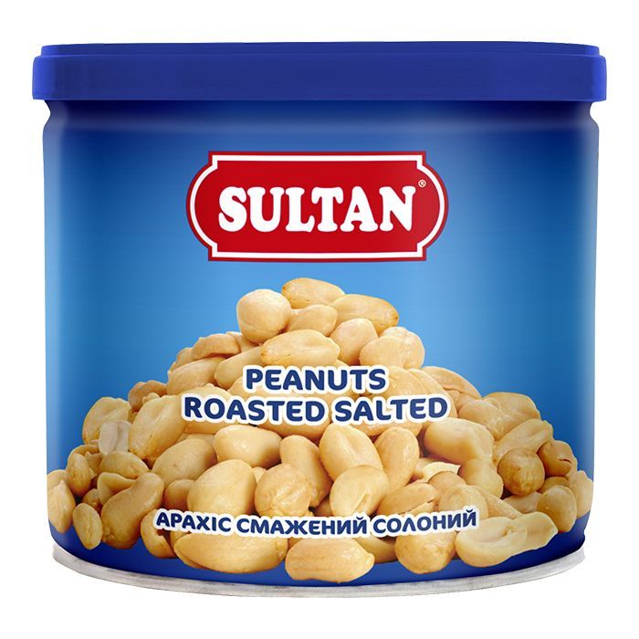 Горіхи Sultan Арахіс смажений солоний 120 г з/б (slt.50571)