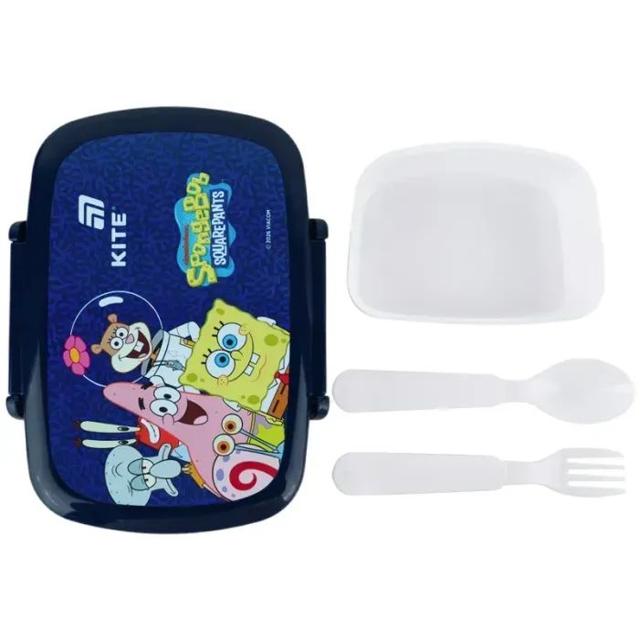 Ланч-бокс дитячий Kite Sponge Bob з наповненням, 750 мл (SB26-163) зображення 4