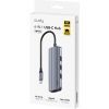 Концентратор Cudy USB-C 6-in-1 1xHDMI 4K + 1xUSB-C + 1xUSB 3.0 5Gbps + 2xUSB 2.0 (UH606) изображение 2