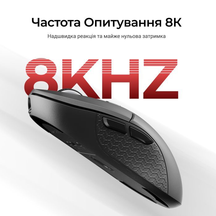 Мишка Keychron M3 Wireless/Bluetooth/USB Black (M3-A23) зображення 7