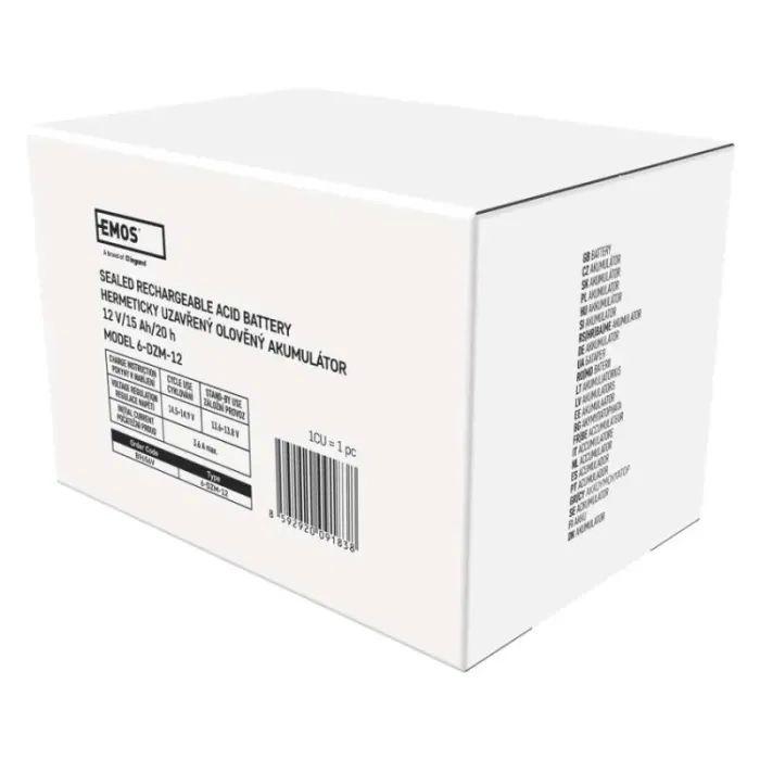 Батарея до ДБЖ EMOS 12V 15Ah (B9656V) зображення 11