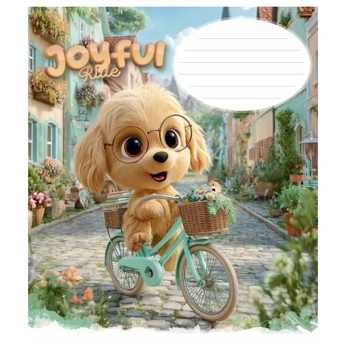Зошит Школярик Star Fluffy Dreams 12 аркушів клітинка (012-3637K) зображення 5