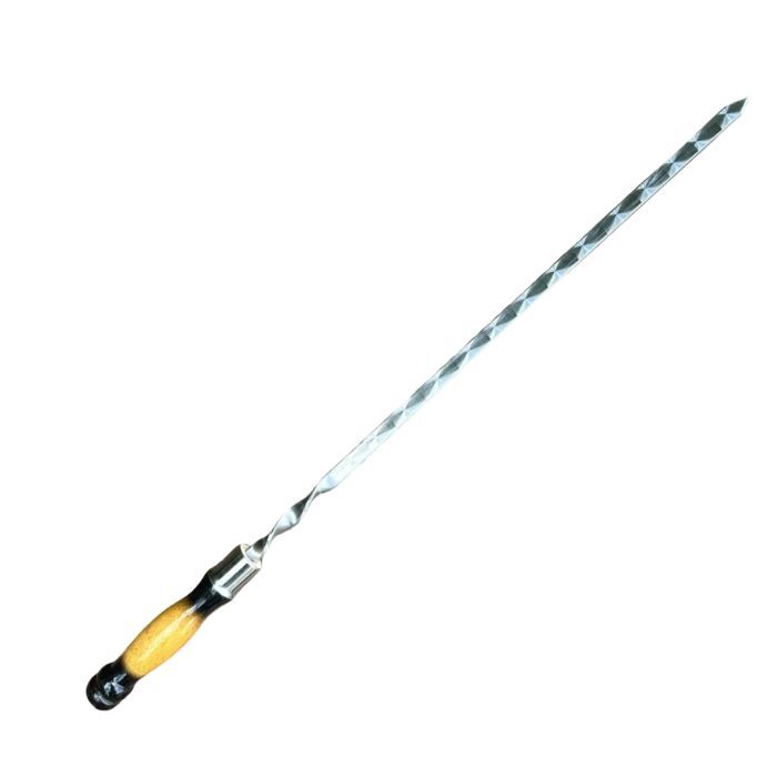 Шампур Metalzavod 630х12х3мм мармуровий (SHMP-DR-630x12x3-MR)