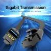 Патч-корд 1м, UTP cat 6 RJ-45 flat black Vention (IBJBF) изображение 3